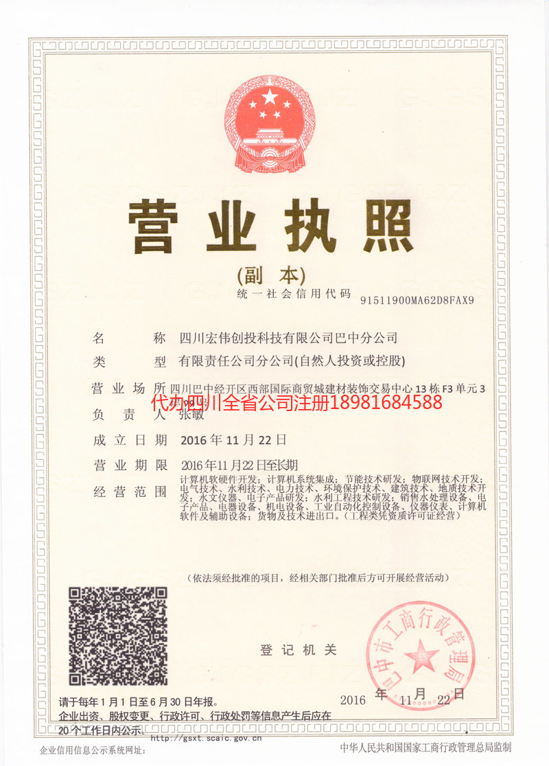 湖北湖北宏伟创投科技有限公司